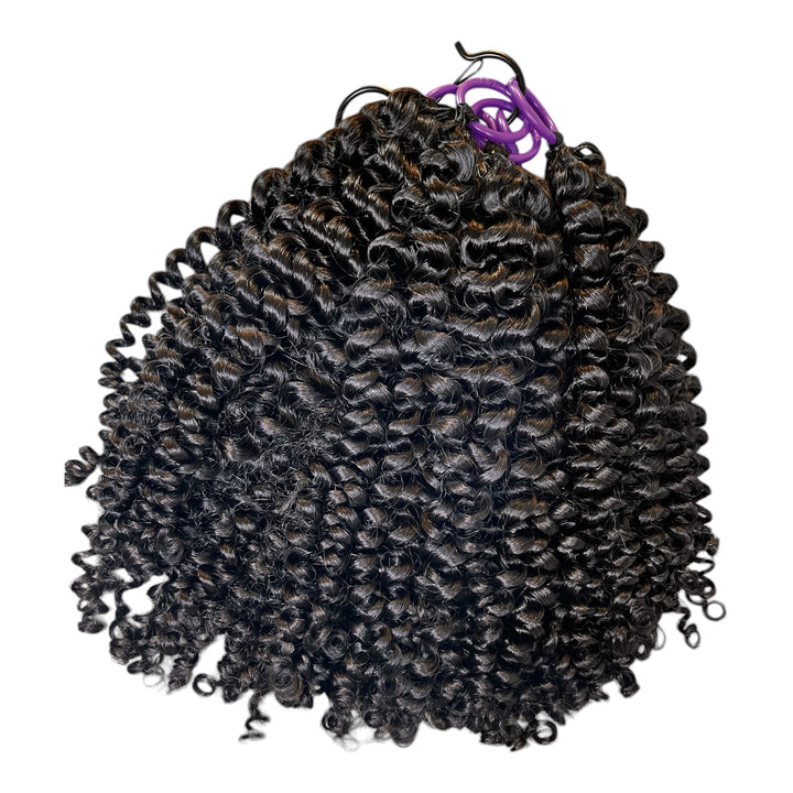 Curly Feathered Crochet Hair