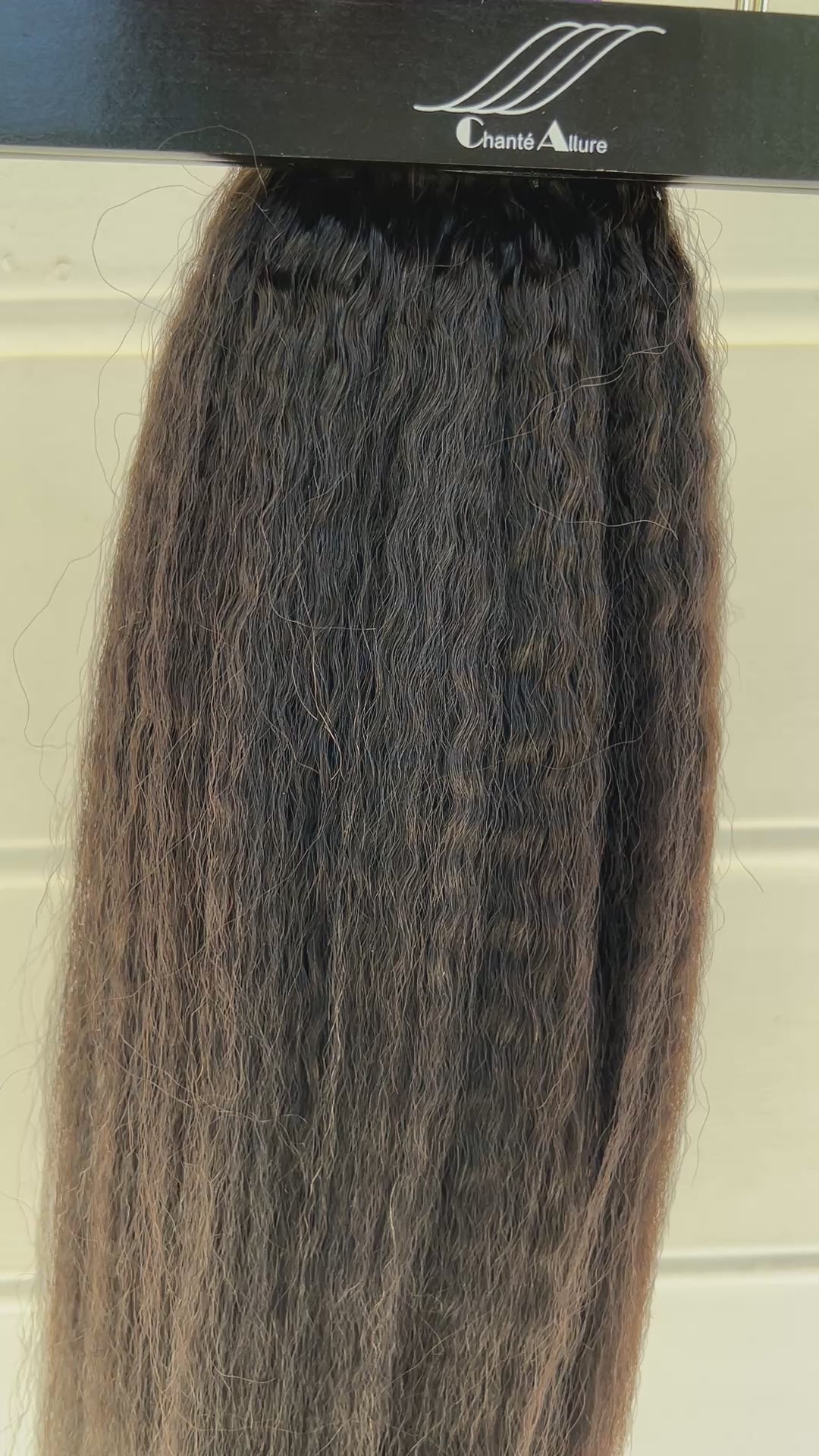 Kinky Straight Feathered Crochet Hair